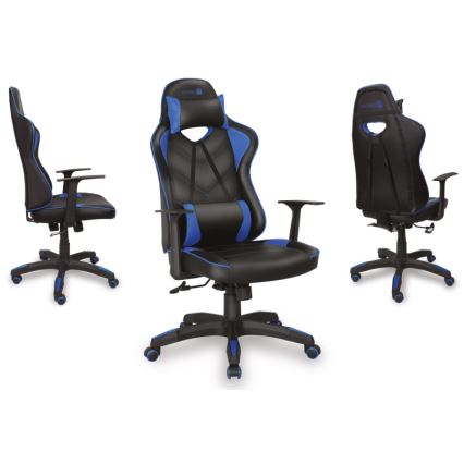 CONNECT IT CGC-0700-BL - Gaming-Stuhl LeMans Pro schwarz/blau
