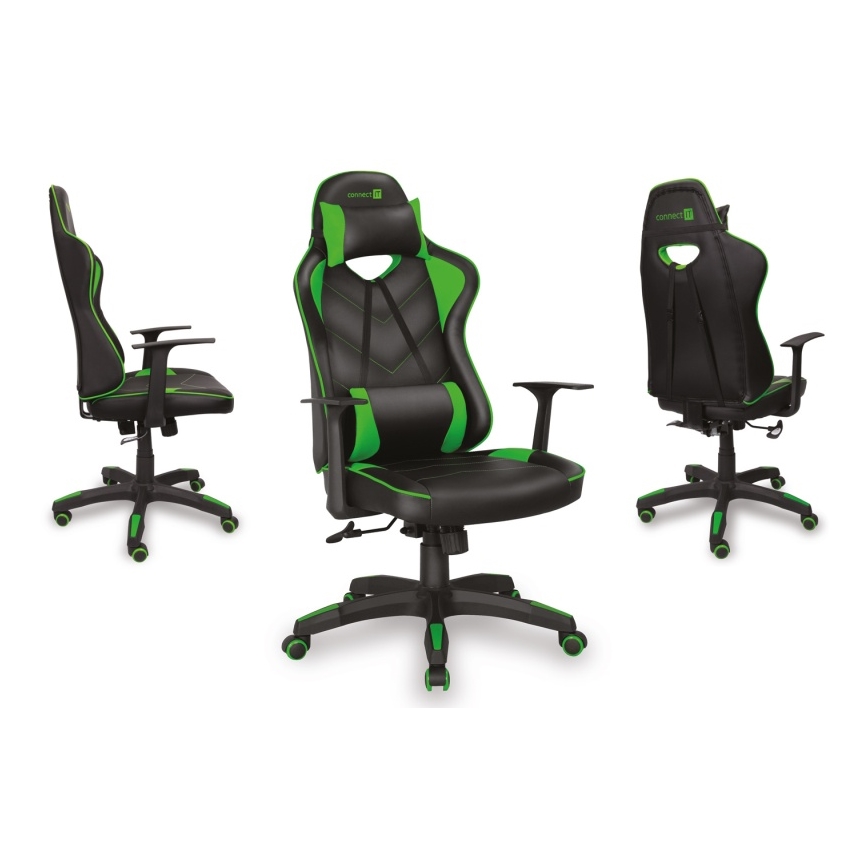 CONNECT IT CGC-0700-GR - Gaming-Stuhl LeMans Pro schwarz/grün
