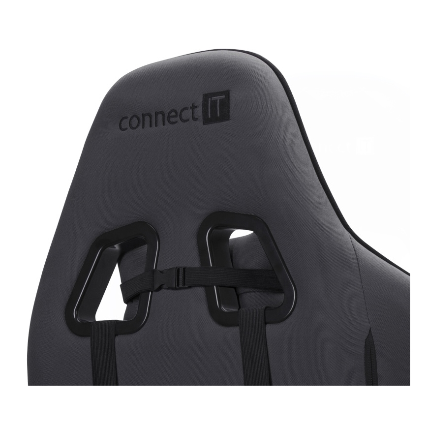 CONNECT IT CGC-1200-GY - Gaming-Stuhl Monaco Pro grau/schwarz