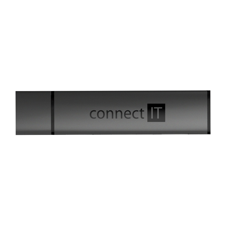 CONNECT IT CHU-4060-AN - USB-A-Hub mit Speicherkartenleser 4in1