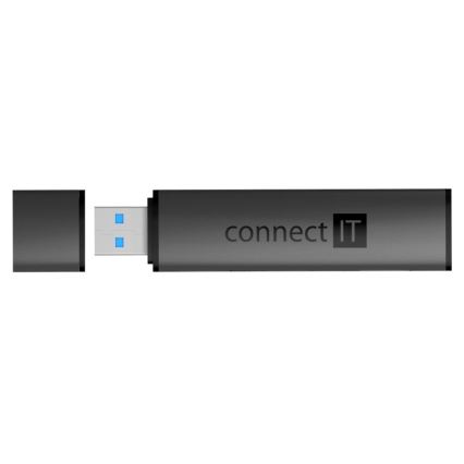 CONNECT IT CHU-4060-AN - USB-A-Hub mit Speicherkartenleser 4in1