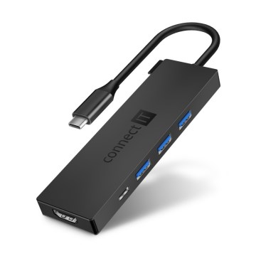 CONNECT IT CHU-8010-AN - USB-C-Hub 5in1