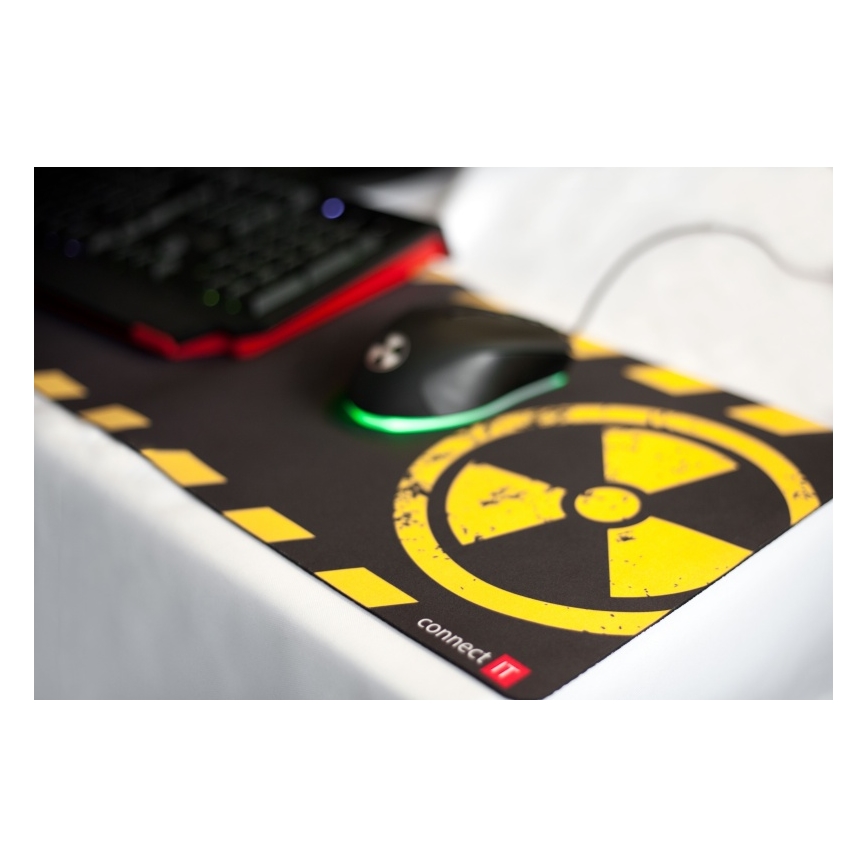 CONNECT IT CI-1128 - LED Kabelgebundene Gaming-Maus 1000/1200/1600/3200 DPI schwarz
