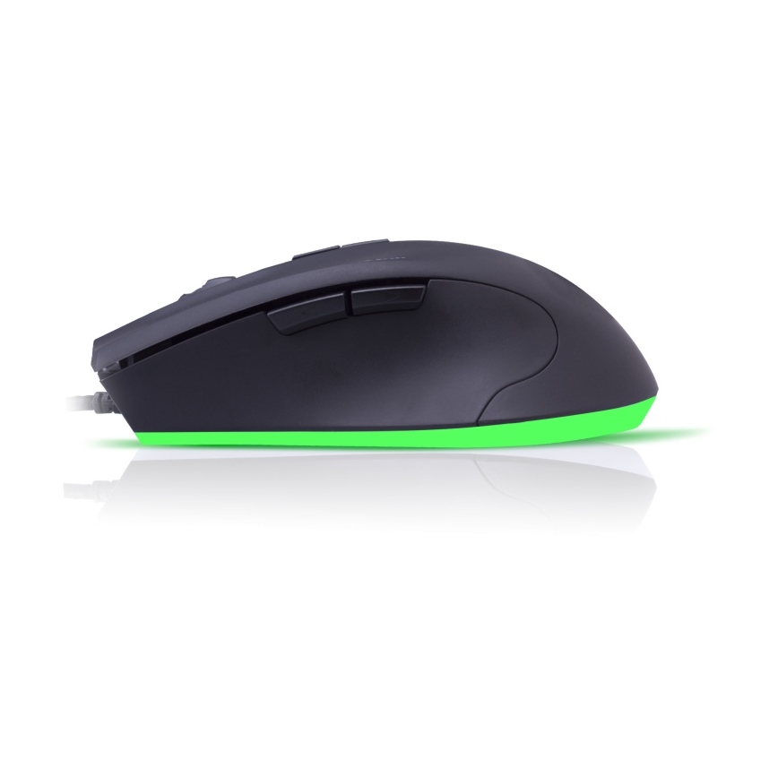 CONNECT IT CI-1128 - LED Kabelgebundene Gaming-Maus 1000/1200/1600/3200 DPI schwarz