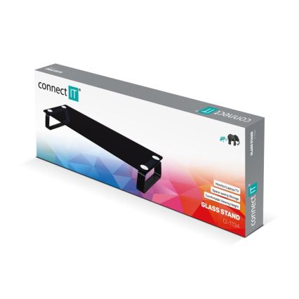 CONNECT IT CI-1134 - Multifunktionale Glasbasis schwarz
