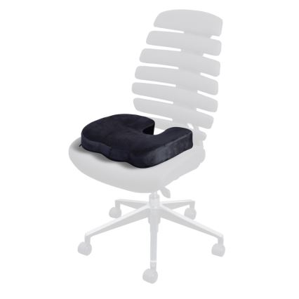 CONNECT IT CI-528 - Ergonomisches Stuhlkissen schwarz