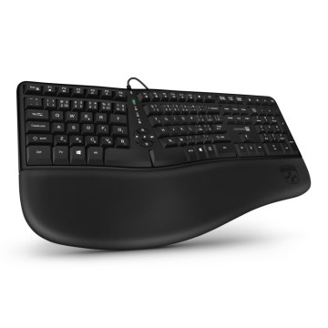 CONNECT IT CKB-2800-CS - Ergonomische kabellose Tastatur mit CZ/SK-Lokalisierung schwarz