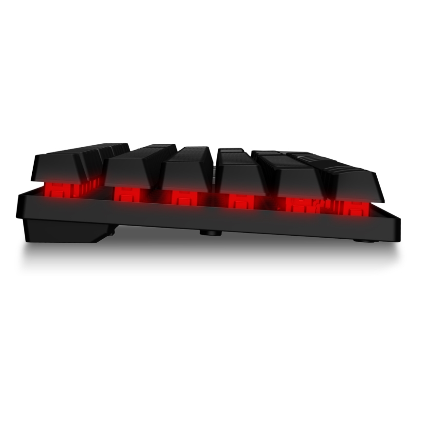 CONNECT IT CKM-3200-CS - LED RGB kabelgebundene Gaming-Tastatur und Gaming-Maus 1200/1800/2400/3600 DPI mit CZ/SK-Belegung schwarz