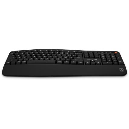CONNECT IT CKM-6010-CS - Ergonomische kabellose Tastatur und Maus mit CZ/SK-Lokalisierung 1xAA + 2xAAA schwarz