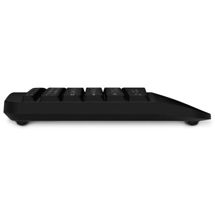 CONNECT IT CKM-6010-CS - Ergonomische kabellose Tastatur und Maus mit CZ/SK-Lokalisierung 1xAA + 2xAAA schwarz