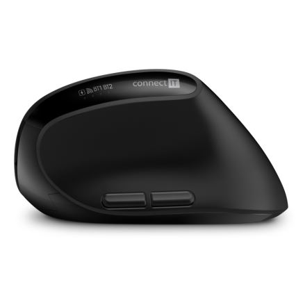 CONNECT IT CKM-6010-CS - Ergonomische kabellose Tastatur und Maus mit CZ/SK-Lokalisierung 1xAA + 2xAAA schwarz