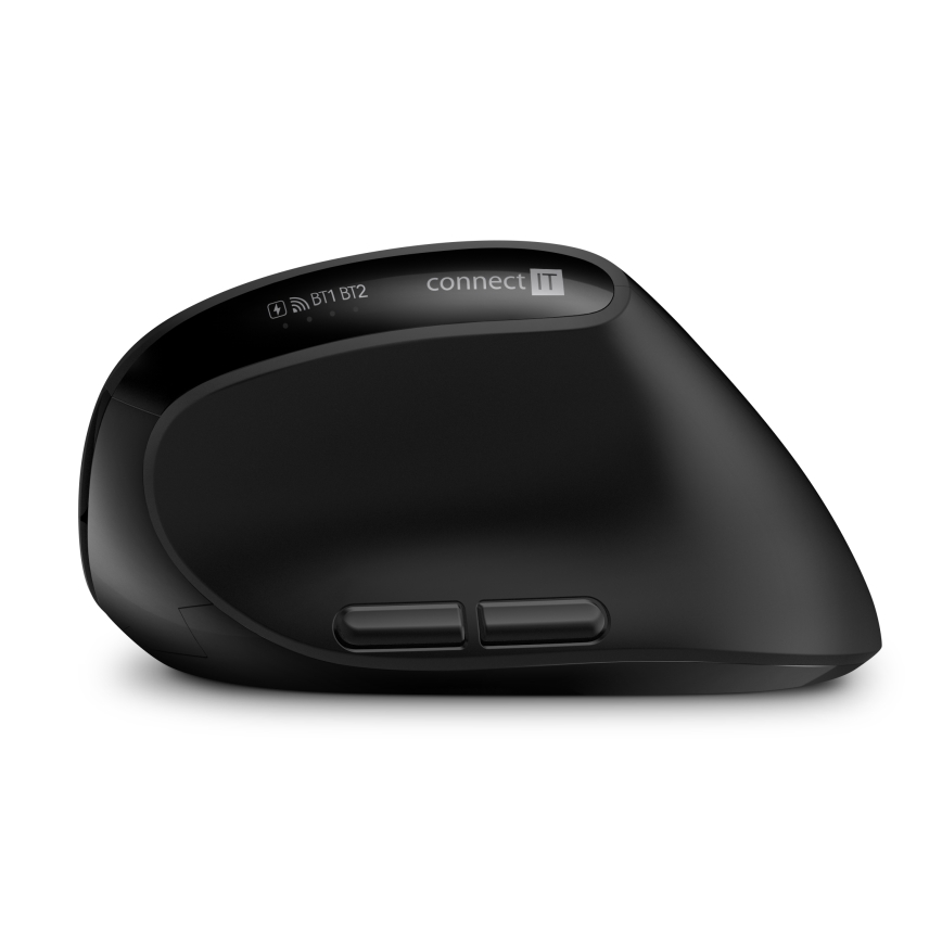 CONNECT IT CKM-6010-CS - Ergonomische kabellose Tastatur und Maus mit CZ/SK-Lokalisierung 1xAA + 2xAAA schwarz