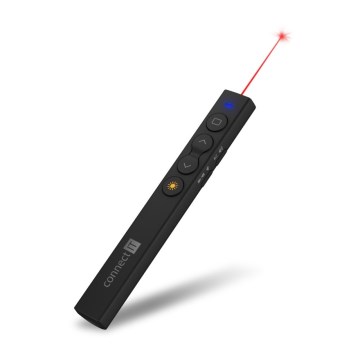CONNECT IT CLP-2050-BK - Kabelloser Presenter mit Laserpointer 1xAAA