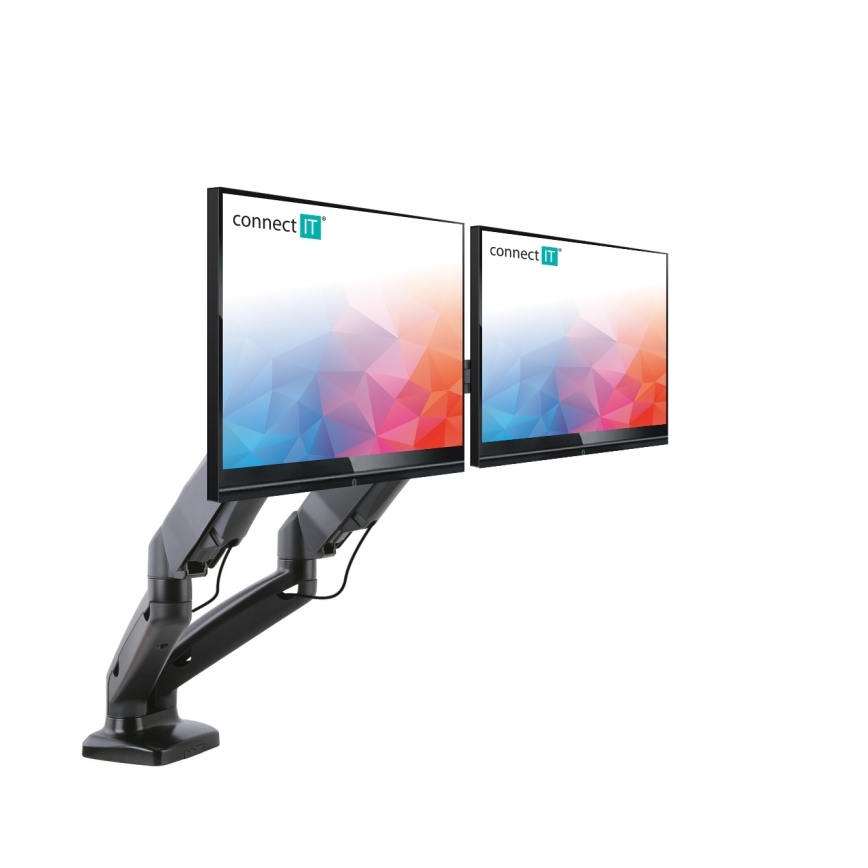CONNECT IT CMF-3207-BK - Universalhalterung für 2 Monitore 13-27” schwarz