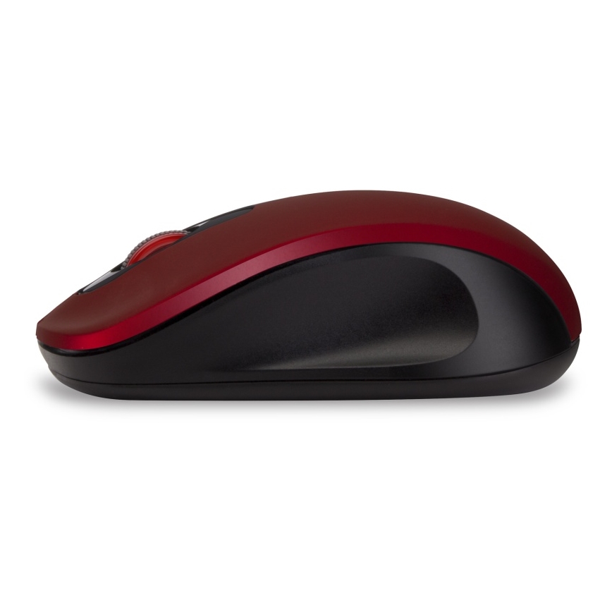 CONNECT IT CMO-2230-RD - Kabellose Silent-Maus MUTE 1200 DPI 1xAA schwarz/rot