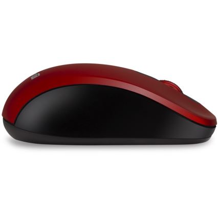 CONNECT IT CMO-2230-RD - Kabellose Silent-Maus MUTE 1200 DPI 1xAA schwarz/rot