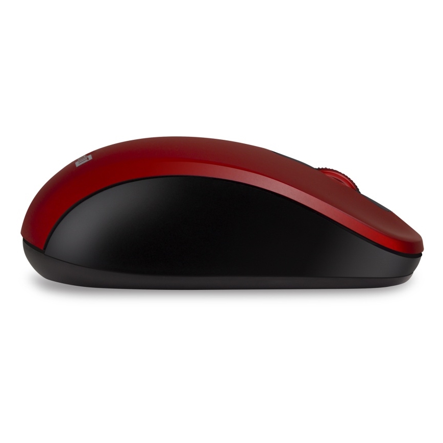 CONNECT IT CMO-2230-RD - Kabellose Silent-Maus MUTE 1200 DPI 1xAA schwarz/rot