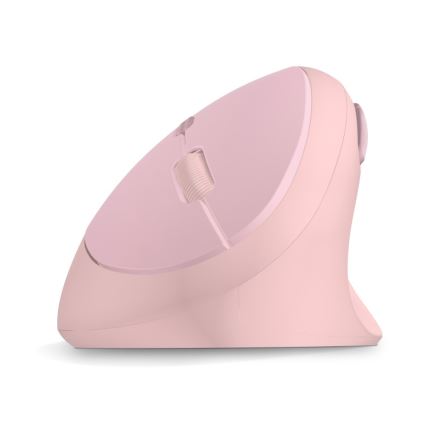CONNECT IT CMO-2600-PK - Ergonomische kabellose Maus 800/1200/1600 DPI 1xAA rosa