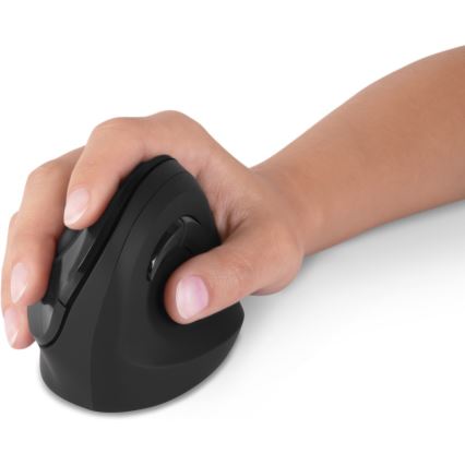 CONNECT IT CMO-2700-BK - Ergonomische, kabellose Maus 800/1200/1600 DPI 1xAA schwarz