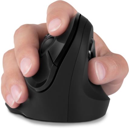 CONNECT IT CMO-2700-BK - Ergonomische, kabellose Maus 800/1200/1600 DPI 1xAA schwarz