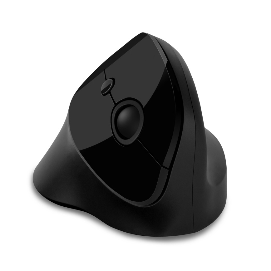 CONNECT IT CMO-2700-BK - Ergonomische, kabellose Maus 800/1200/1600 DPI 1xAA schwarz