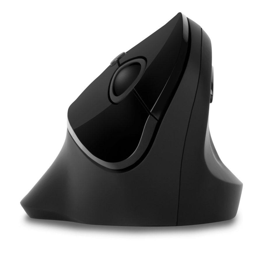 CONNECT IT CMO-2700-BK - Ergonomische, kabellose Maus 800/1200/1600 DPI 1xAA schwarz