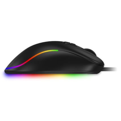 CONNECT IT CMO-3589-BK - LED RGB Kabelgebundene Gaming-Maus 200-7200 DPI schwarz