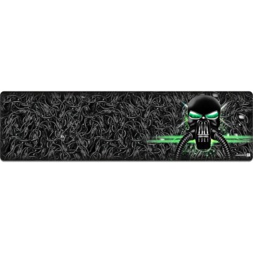 CONNECT IT CMP-1110-LG - Maus- und Tastaturunterlage 88,6x24,5 cm schwarz/grün