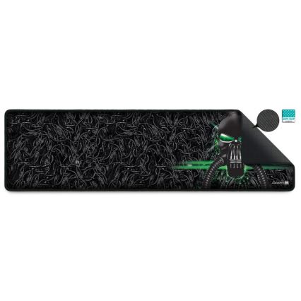 CONNECT IT CMP-1110-LG - Pad für Tastatur und Maus 88,6x24,5 cm schwarz/grün