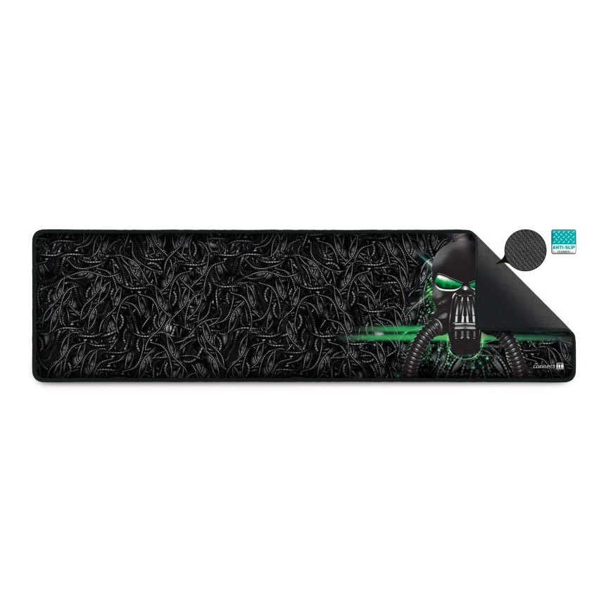 CONNECT IT CMP-1110-LG - Pad für Tastatur und Maus 88,6x24,5 cm schwarz/grün