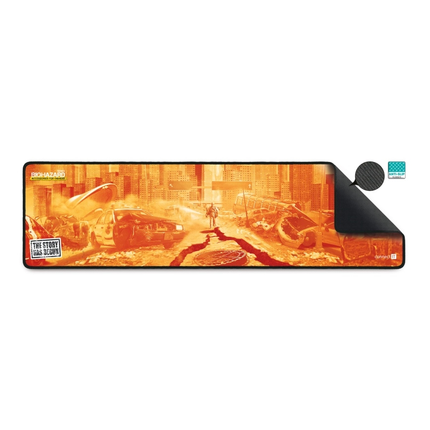 CONNECT IT CMP-1140-LG - Pad für Tastatur und Maus 88,6x24,5 cm orange
