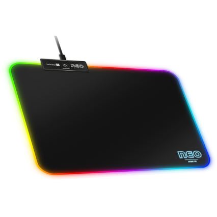 CONNECT IT CMP-3100-SM - LED RGB Gaming-Mauspad 32x24,5 cm schwarz