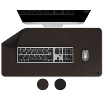 CONNECT IT CMP-4030-LG - Wendbare Tastatur- und Mausunterlage 90x40 cm schwarz/braun
