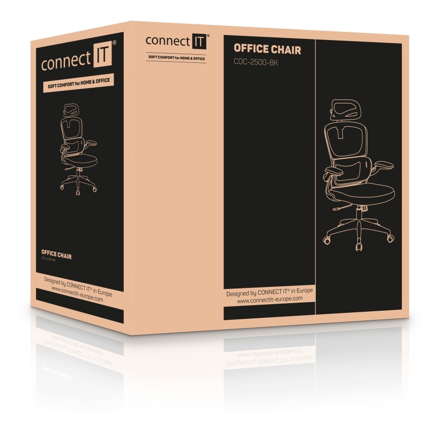CONNECT IT COC-2500-BK - Bürostuhl ForHealth DeltaPro schwarz