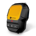 CONNECT IT HSP-1010-BK - Kabelloser Lautsprecher mit Mikrofon ClipBEAT 2W/5V 560 mAh IPX7 schwarz/gelb