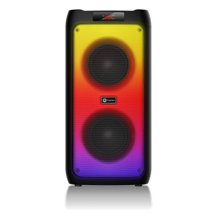 CONNECT IT HSP-3050-BK - Kabelloser LED-Lautsprecher mit Mikrofon 60W/5V 4500 mAh schwarz + Fernbedienung
