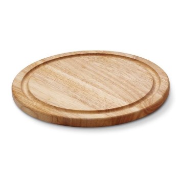 Continenta C30606 - Steak-Platte 30x1,8 cm Gummibaum