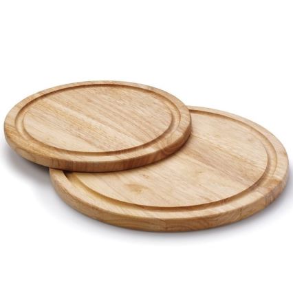 Continenta C30606 - Steak-Platte 30x1,8 cm Gummibaum