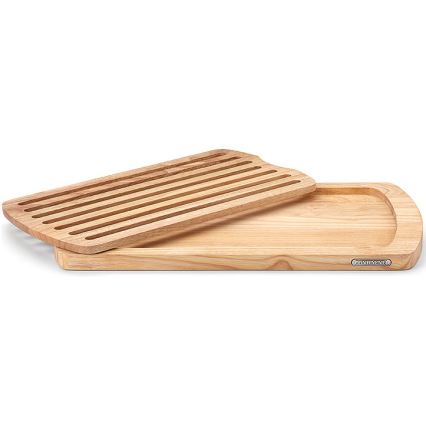 Continenta C3078 – Küchenschneidebrett für Brot 45x26 cm Gummibaum