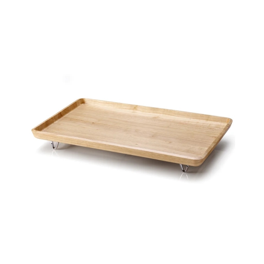 Continenta C3245 - Bett-Tablett, 53 x 32 cm, Gummibaumholz