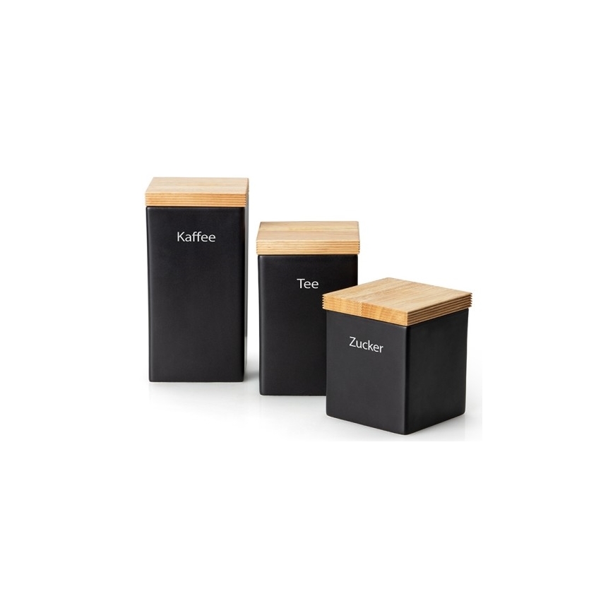 Continenta C3714 – Keramische Lebensmittelbox mit Deckel 10x10x20,5 cm