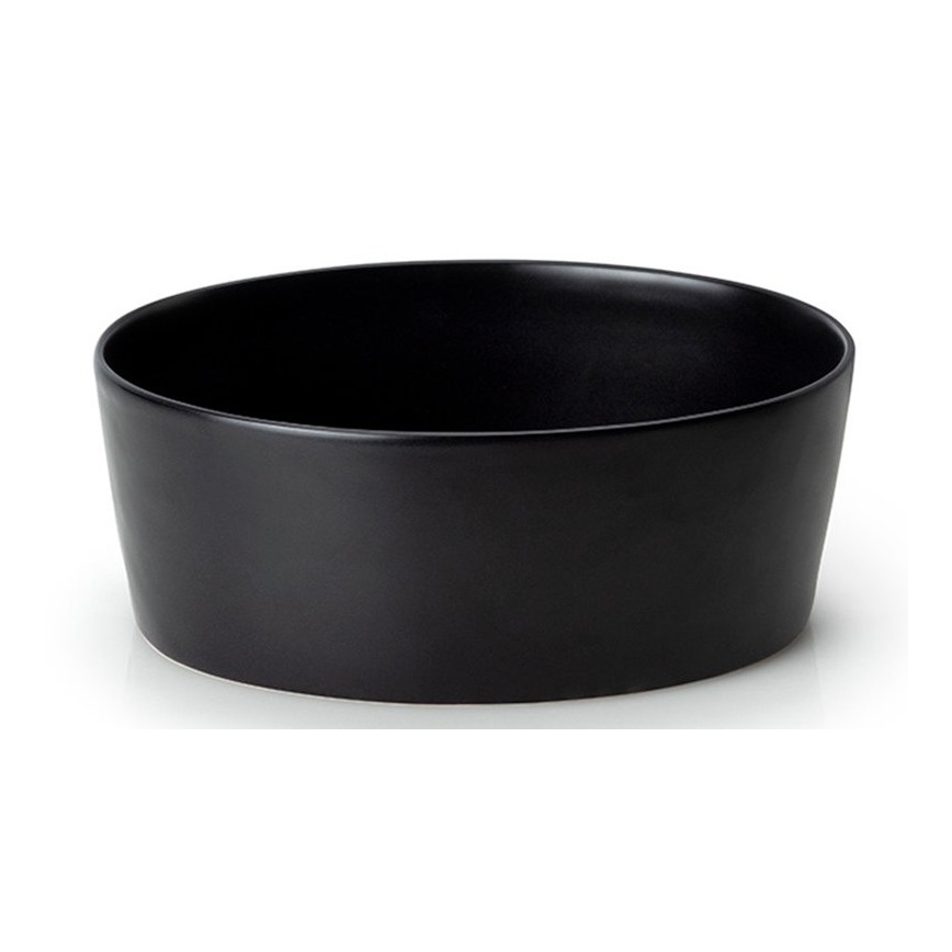 Continenta C3730 - Brotkasten mit Deckel 30x23 cm schwarz/Gummibaumholz