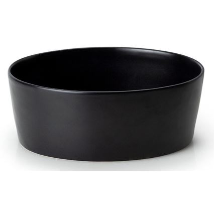 Continenta C3732 - Brotkasten mit Deckel 36 x 23 cm schwarz/Gummibaumholz
