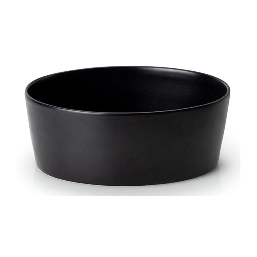 Continenta C3732 - Brotkasten mit Deckel 36 x 23 cm schwarz/Gummibaumholz