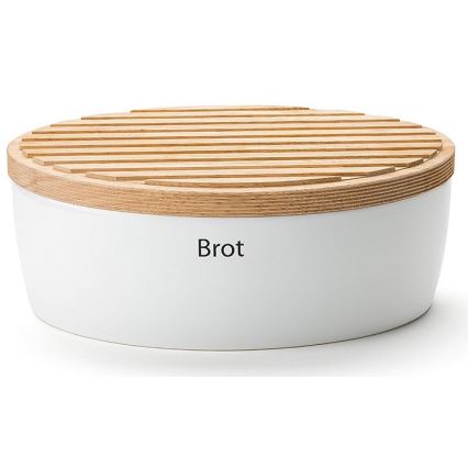 Continenta C3930 - Brotkasten 13,5x30 cm weiß/beige