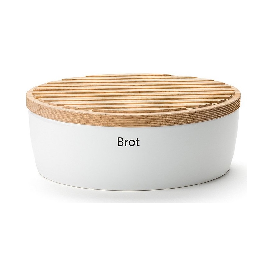 Continenta C3930 - Brotkasten 13,5x30 cm weiß/beige