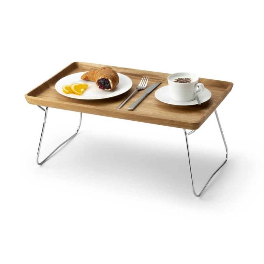 Continenta C4141 - Tablett für Bett Eiche