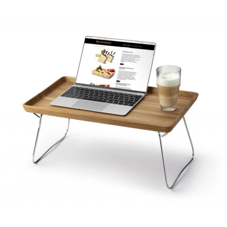 Continenta C4141 - Tablett für Bett Eiche