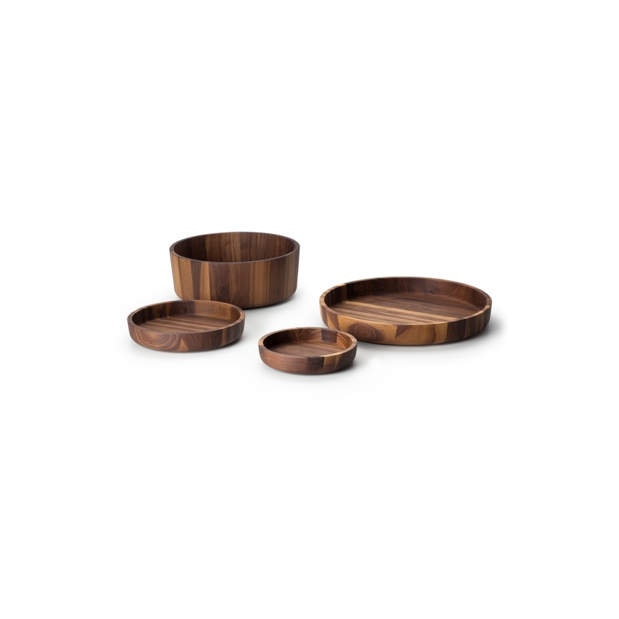 Continenta C4234 – Holzschale 25x4,8 cm Walnussholz