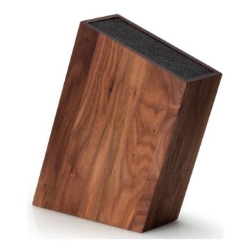 Continenta C4250 - Messerständer mit Flexi-Einsatz 19x28,5 cm Walnuss
